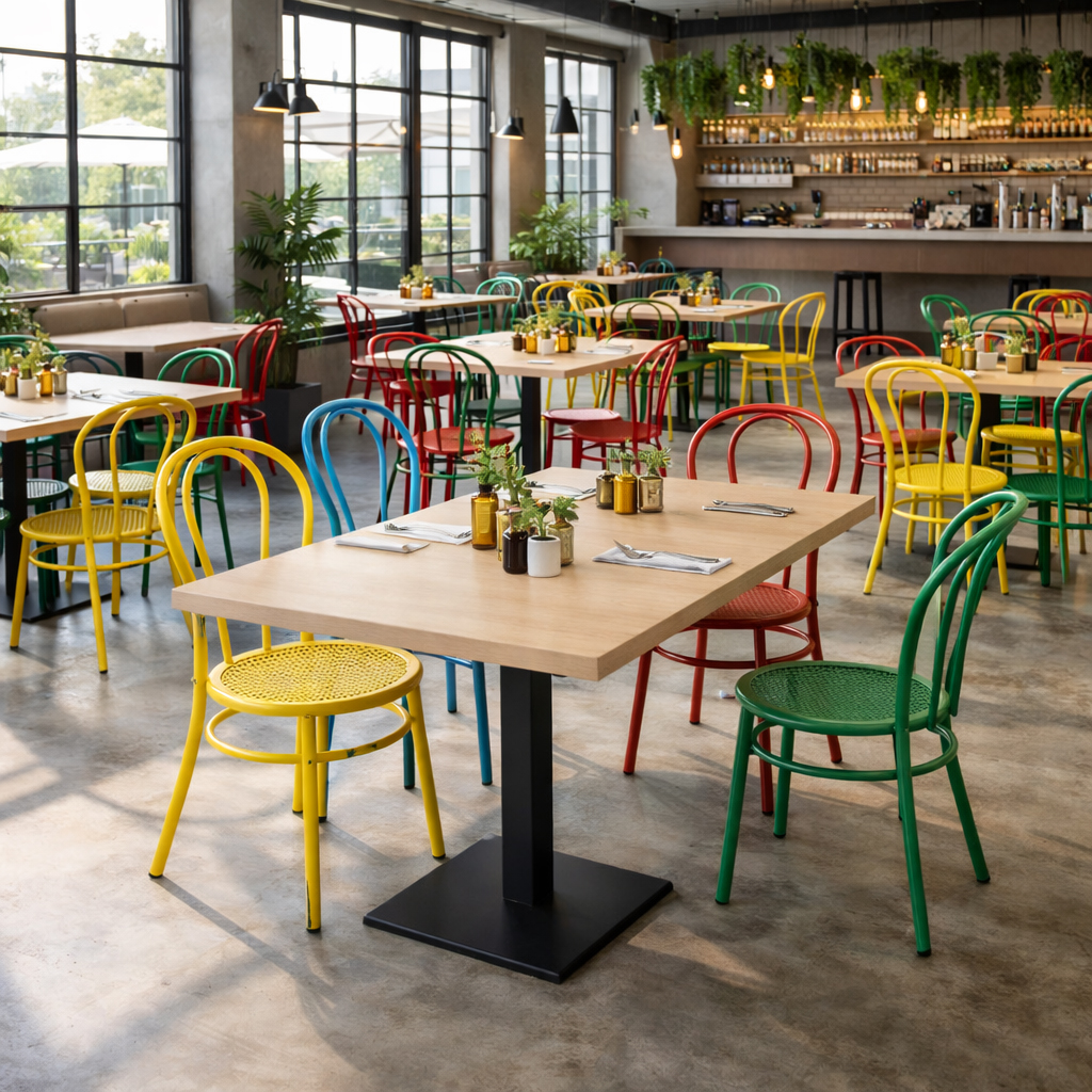 Silla metálica Thonet