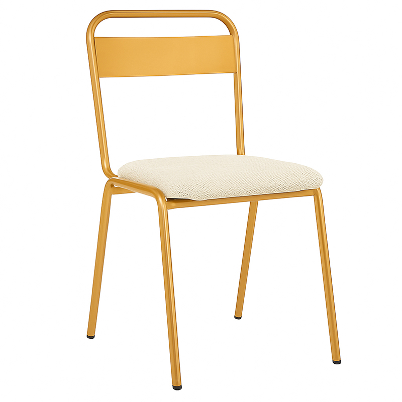 Silla Austin Gold | Elegancia dorada y resistencia para hostelería